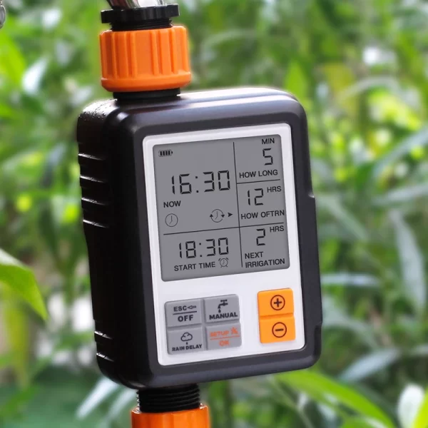LCD Screen Electronic Automatic Water Timer Sprinkler Controller Outdoor Garden - Image 2