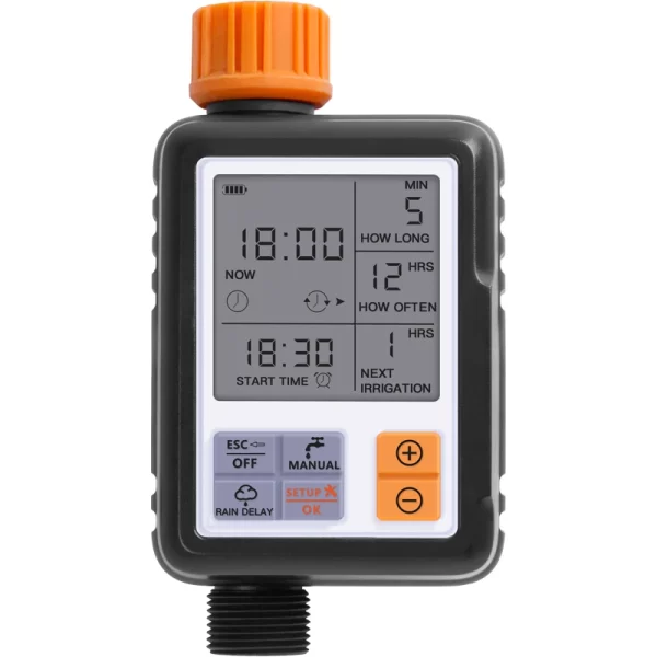 LCD Screen Electronic Automatic Water Timer Sprinkler Controller Outdoor Garden - Image 3