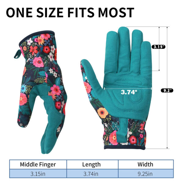 Gardening Gloves for Women Breathable leather Garden Gloves with Grip Thorn-Proof Puncture-Resistant - Image 5