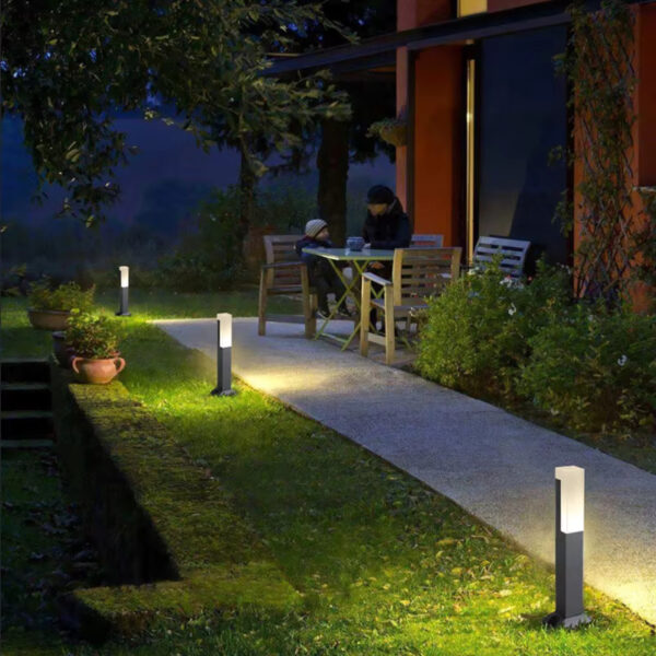 Outdoor LP65 waterproof lawn light LED 10W aluminum acrylic light - Image 5