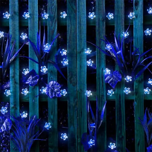 Solar Garden Light Flower Outdoor Solar String Lights Waterproof Fairy - Image 8