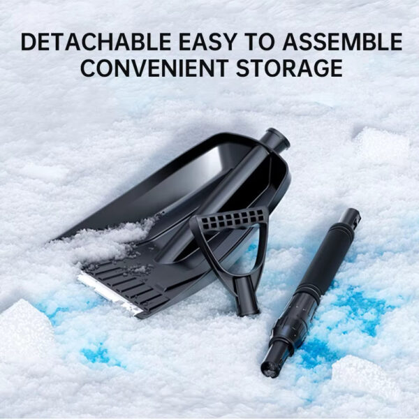 Portable Snow Shovel Removable Thickened Snow Removing Shovel Non-slip Non-freezing Manual Hand Shovel Snow Removal Tool - Image 5