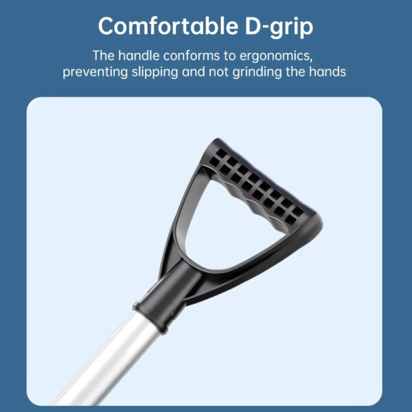Portable Snow Shovel Removable Thickened Snow Removing Shovel Non-slip Non-freezing Manual Hand Shovel Snow Removal Tool - Image 6